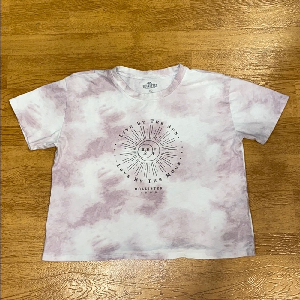 💜💫Tie Dye Hollister Crop Tee ⭐️💜